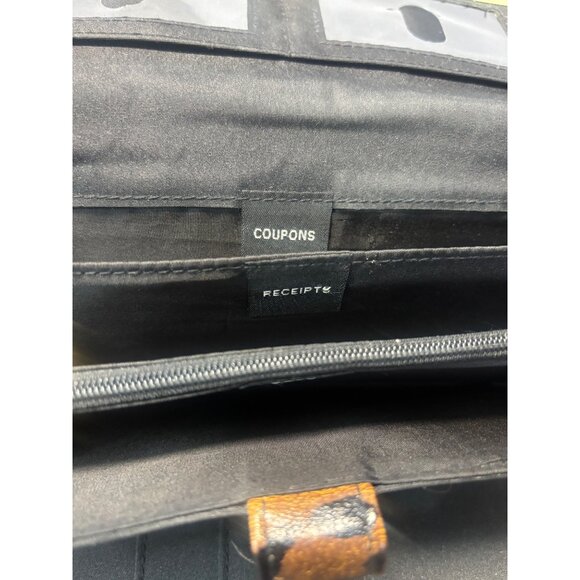 Leopard Print Safe Keeper Wallet Trifold Clutch Style Card Slots & ID Holder - Picture 10 of 14